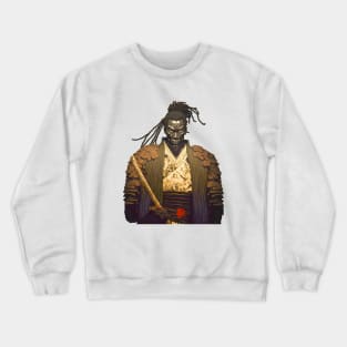 Yasuke the Black Samurai in Feudal Japan (1579) No. 1 Crewneck Sweatshirt